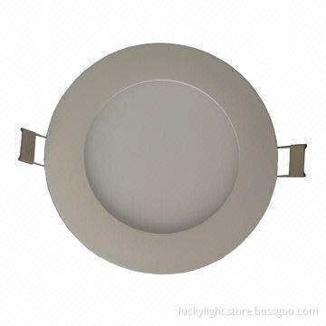 270 to 300lm 100 to 240V AC 5W Cool/Warm White LED Panel Light, Measures (Diameter) 145 x 18mm